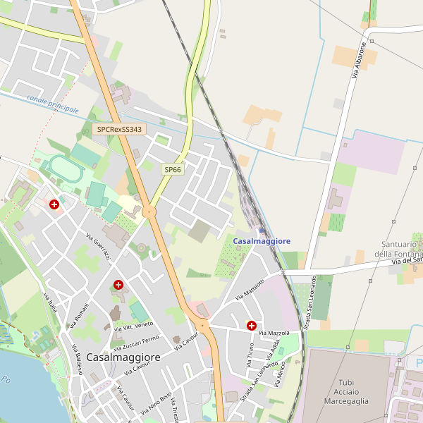 Thumbnail mappa stazionibus di Casalmaggiore