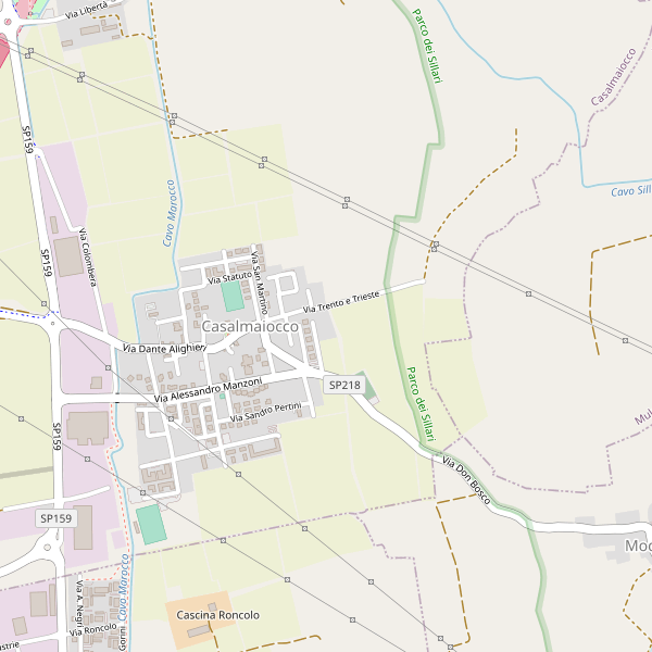 Thumbnail mappa stradale di Casalmaiocco
