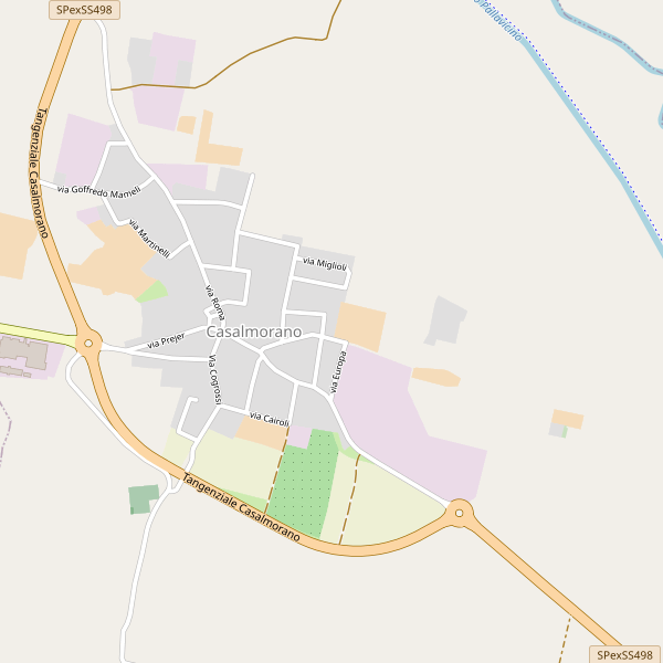 Thumbnail mappa stradale di Casalmorano