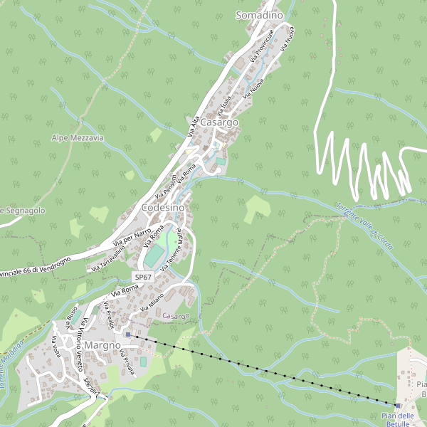 Thumbnail mappa palestre di Casargo