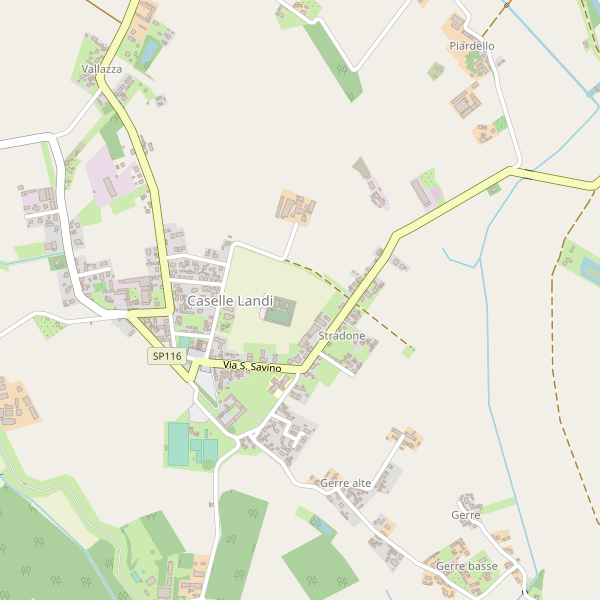 Thumbnail mappa parrucchieri di Caselle Landi