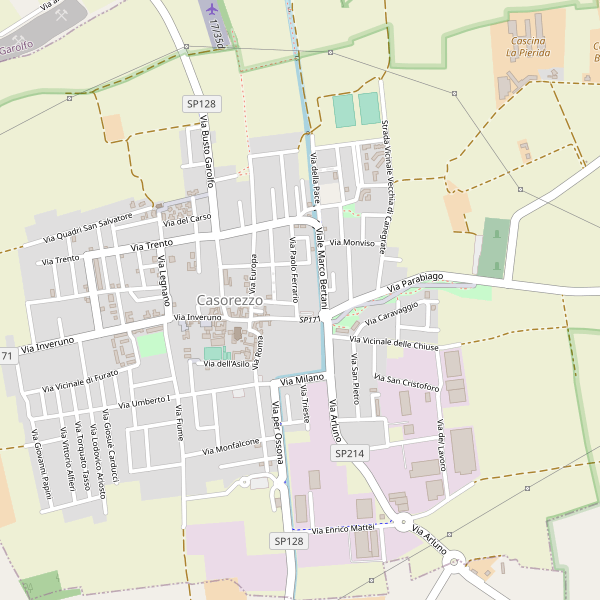 Thumbnail mappa stradale di Casorezzo