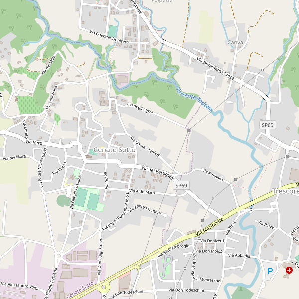 Thumbnail mappa hotel di Cenate Sotto