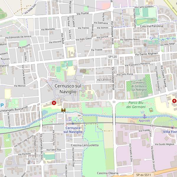 Thumbnail mappa stradale di Cernusco sul Naviglio