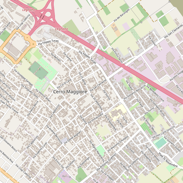 Thumbnail mappa stradale di Cerro Maggiore