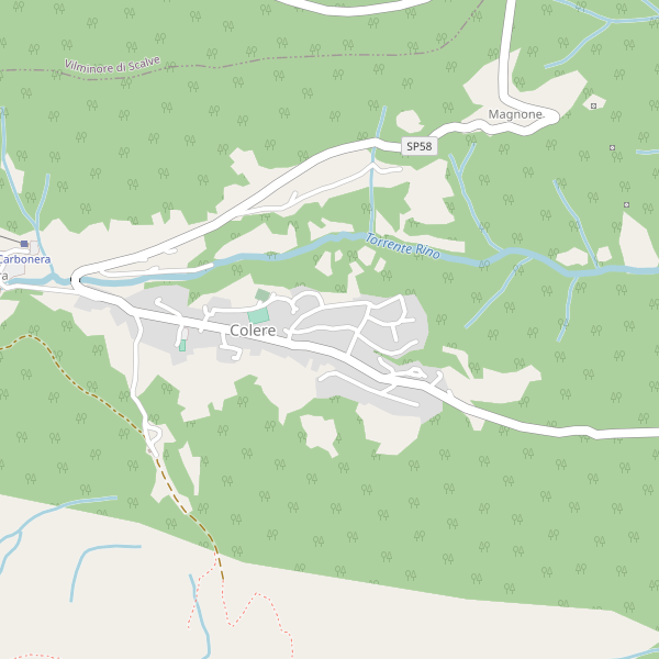 Thumbnail mappa stradale di Colere
