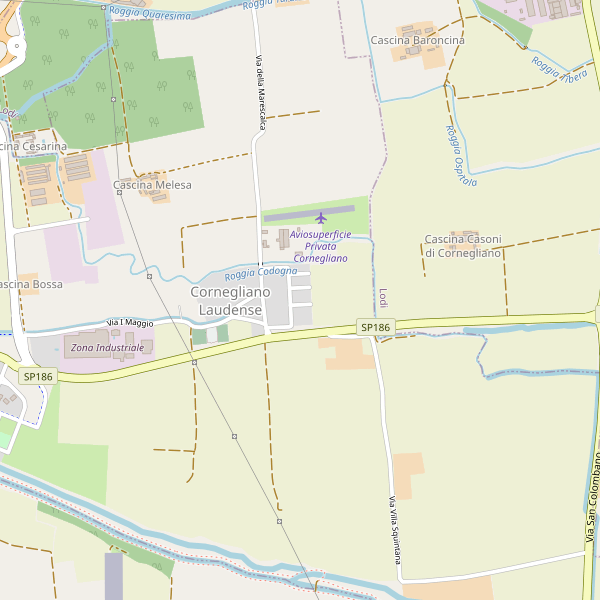 Thumbnail mappa autolavaggi di Cornegliano Laudense