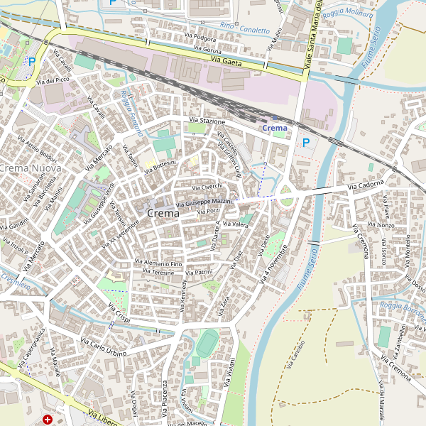 Thumbnail mappa stradale di Crema