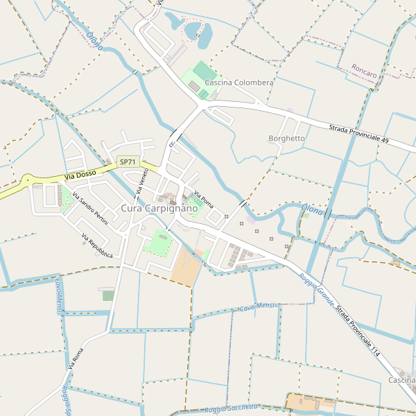 Thumbnail mappa ristoranti di Cura Carpignano