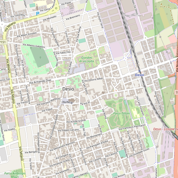 Thumbnail mappa stradale di Desio