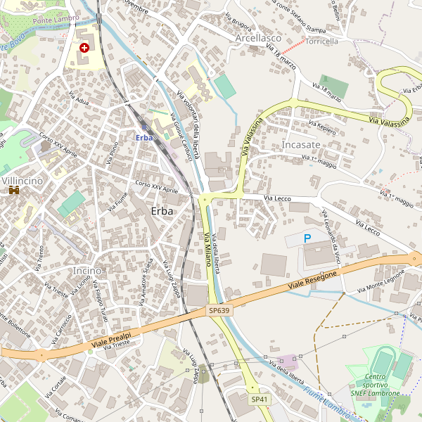 Thumbnail mappa autonoleggi di Erba