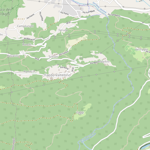 Thumbnail mappa ristoranti di Faedo Valtellino