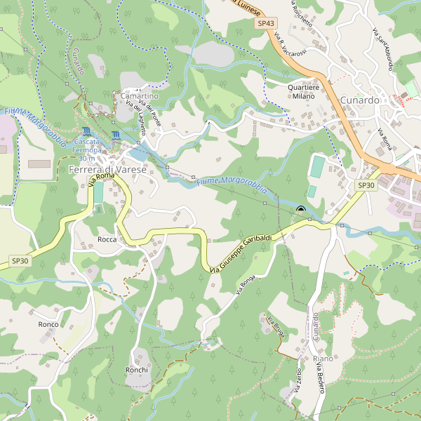 Thumbnail mappa hotel di Ferrera di Varese