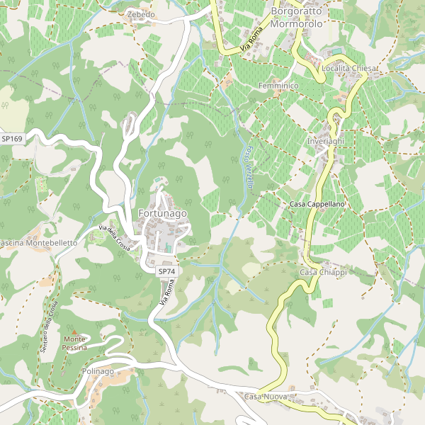 Thumbnail mappa hotel di Fortunago