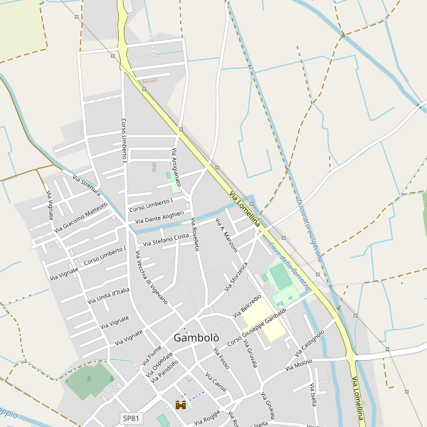 Thumbnail mappa stradale di Gambolò