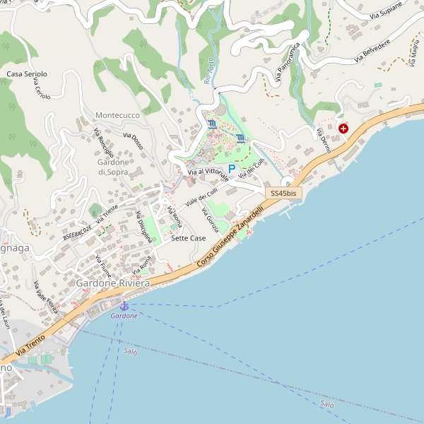 Thumbnail mappa stradale di Gardone Riviera