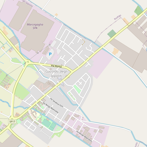 Thumbnail mappa stradale di Gazoldo degli Ippoliti