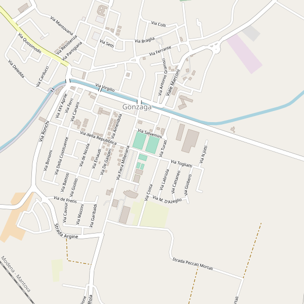 Thumbnail mappa stradale di Gonzaga