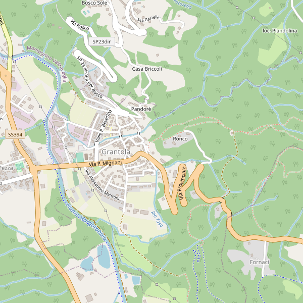 Thumbnail mappa hotel di Grantola