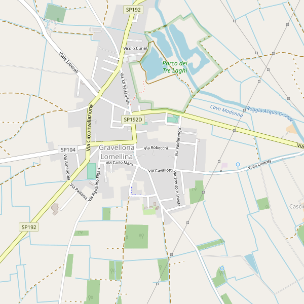 Thumbnail mappa vedute di Gravellona Lomellina