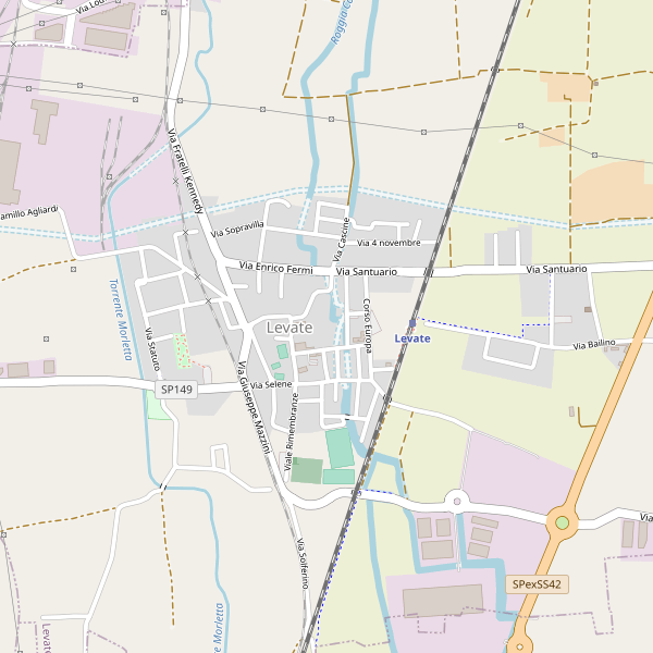 Thumbnail mappa stradale di Levate