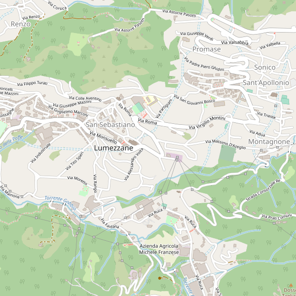 Thumbnail mappa stradale di Lumezzane