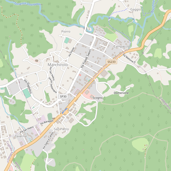 Thumbnail mappa stradale di Marchirolo
