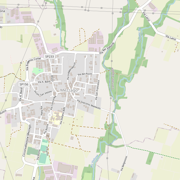 Thumbnail mappa stradale di Mezzago