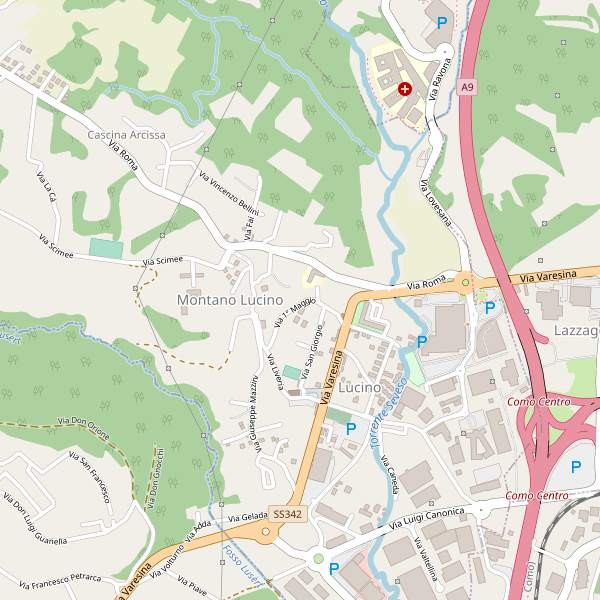 Thumbnail mappa vedute di Montano Lucino