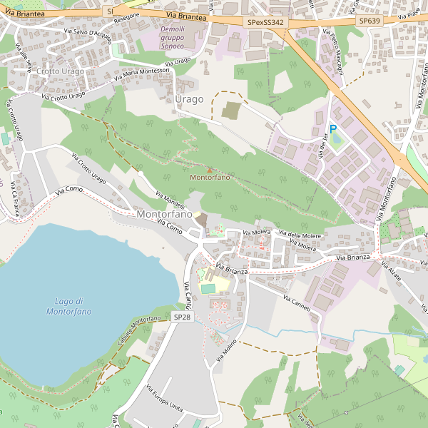 Thumbnail mappa stradale di Montorfano