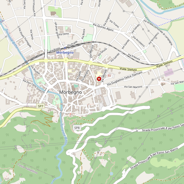 Thumbnail mappa stradale di Morbegno