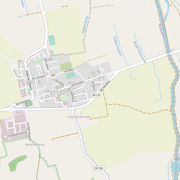 Thumbnail mappa stradale di Mulazzano