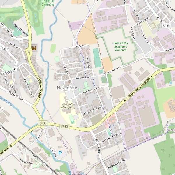 Thumbnail mappa stradale di Novedrate