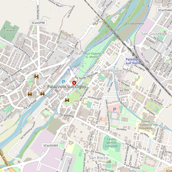 Thumbnail mappa stradale di Palazzolo sull'Oglio