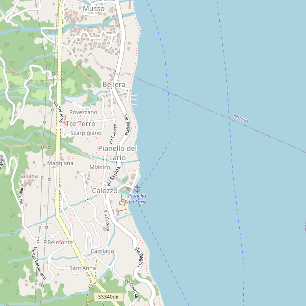 Thumbnail mappa stazionibus di Pianello del Lario