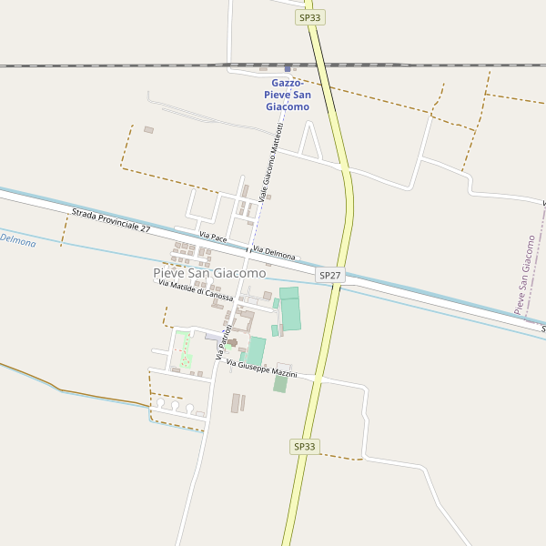 Thumbnail mappa stradale di Pieve San Giacomo