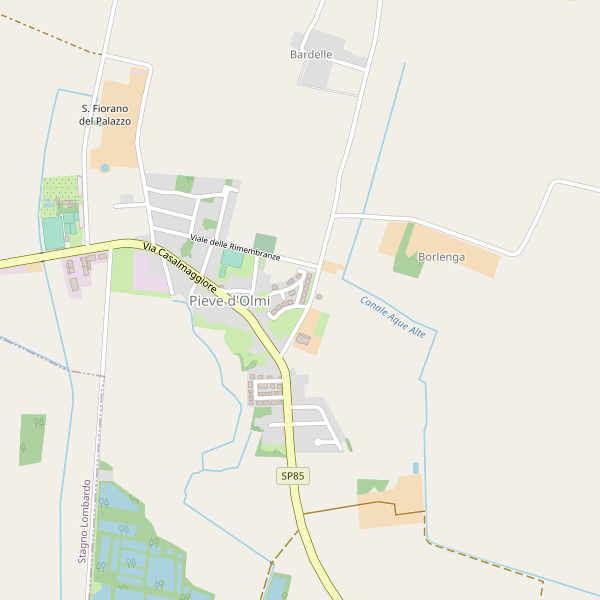 Thumbnail mappa stradale di Pieve d'Olmi