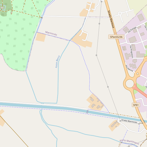 Thumbnail mappa stradale di Porto Mantovano