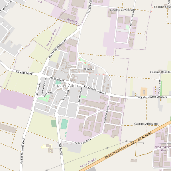 Thumbnail mappa stradale di Pozzo d'Adda