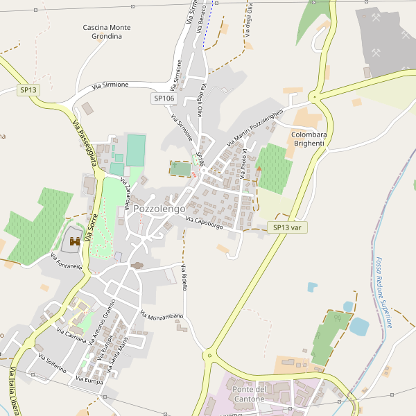 Thumbnail mappa vedute di Pozzolengo