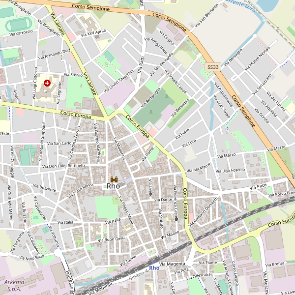 Thumbnail mappa stazionibus di Rho