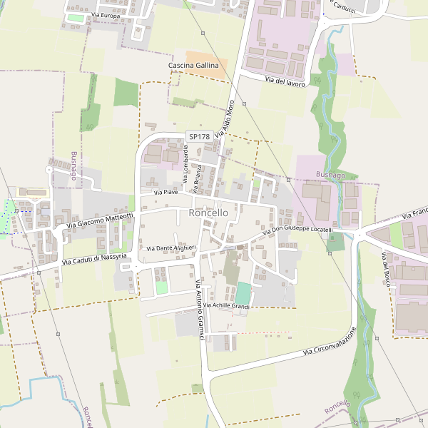 Thumbnail mappa bancomat di Roncello