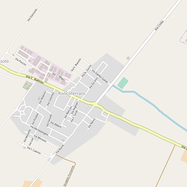 Thumbnail mappa stradale di Roncoferraro