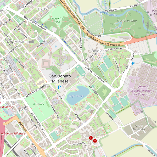 Thumbnail mappa benzinai di San Donato Milanese