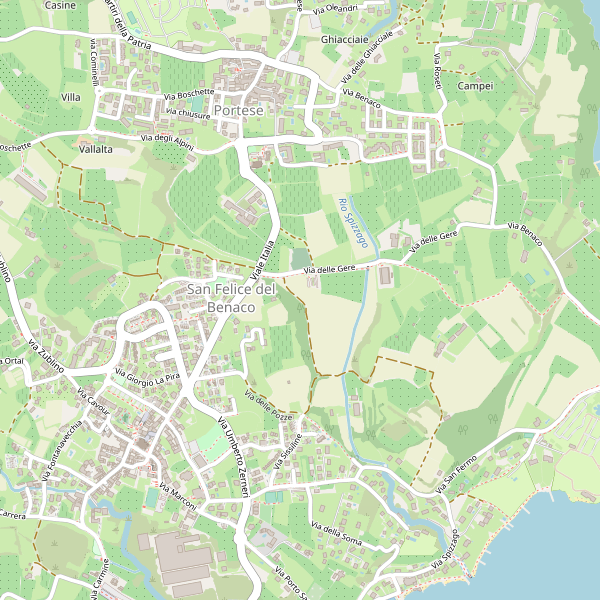 Thumbnail mappa stradale di San Felice del Benaco