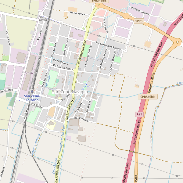 Thumbnail mappa stradale di San Zeno Naviglio