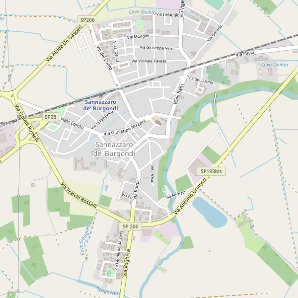 Thumbnail mappa stradale di Sannazzaro de' Burgondi