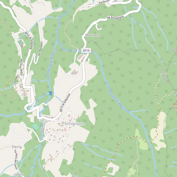 Thumbnail mappa stradale di Schignano