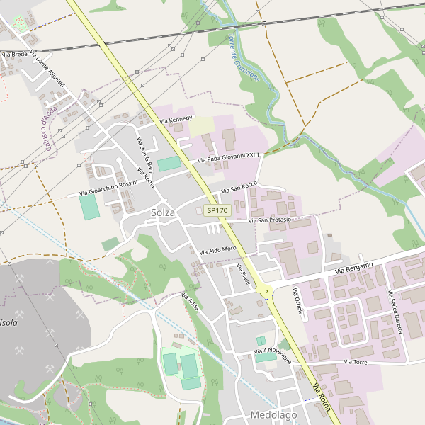 Thumbnail mappa stradale di Solza