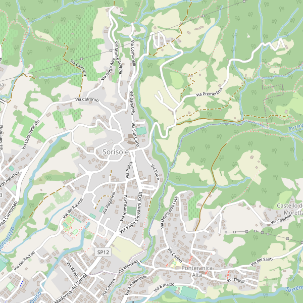 Thumbnail mappa stradale di Sorisole